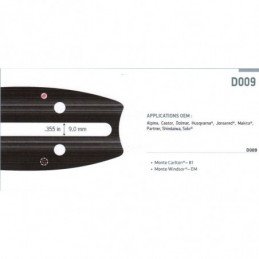 GUIDE TRONCONNEUSE OREGON 188SFHD009 ADVANCECUT 45cm - 3/8" - 1.5mm